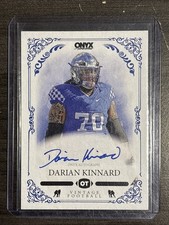 Darian Kinnard 2022 Onyx Authenticated Auto Vintage Rookie Autograph