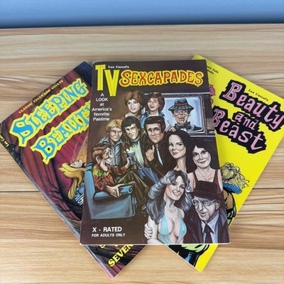 1978 Lot (3) LEE CARVEL'S Adult Underground Comics - Sexcapades Sleeping Beauty