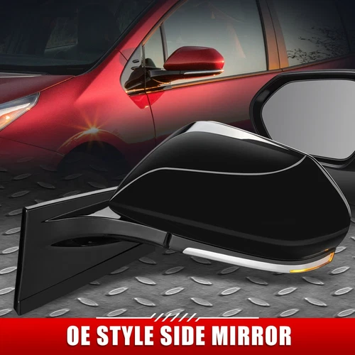 FOR 17-19 TOYOTA PRIUS PRIME OE STYLE POWER+HEATED+TURN SIGNAL LEFT SIDE MIRROR