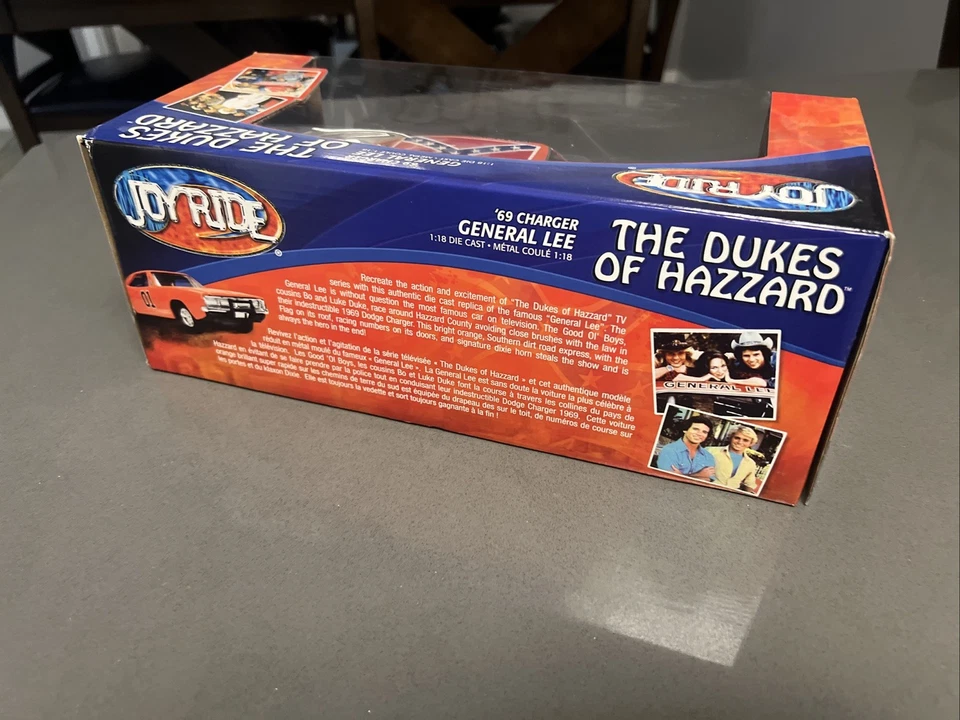 RARE! NEW 1/18 1969 Dukes of Hazzard Dodge Charger General Lee "Dirty Edition"  - Image 4 of 4
