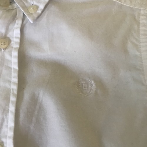 BOYS SHIRT SIZE 6 BY CHAPS WHITE BUTTON UP - Picture 3 of 5
