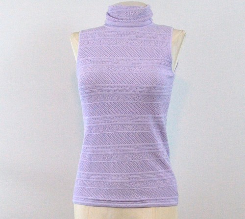 MAGLIONE CARDIGAN LILLA ECCETERA NUOVO CON ETICHETTE $390 o COLLO ALTO taglia XS S M L - Foto 17 di 18