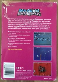 MagMax (Nintendo Entertainment System, 1988) NES CIB Game Box And Manual