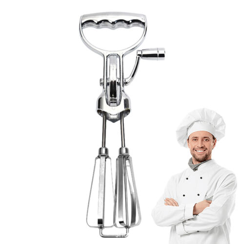 Multi-Functional Hand-plated egg whisk Rotary Manual Crank Hand Mixer for Baking