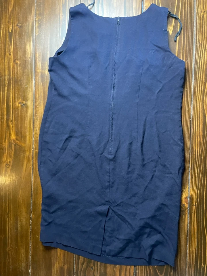 Vestido John Roberts, para mujer talla grande 18W, azul marino, hasta la rodilla Foto 2 de 4