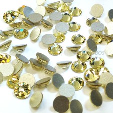 288 Swarovski 2088 30ss crystal flatbacks rhinestones 6.4mm ss30 JONQUIL 213 