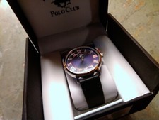 Beverly Hills Polo Club Armbanduhr, schwarz/goldfarben. Neu und ungetragen. OVP.