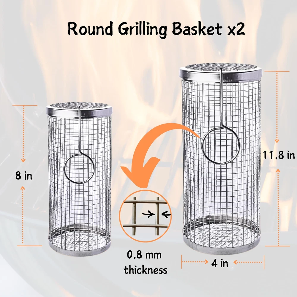 Meat Thermometer Digital , Oven Mitts , Round BBQ Baskets with and BBQ Smoker... Meat Thermometer Digital , Oven Mitts , Round BBQ Baskets with and BBQ Smoker...