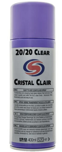 6 x AUTOSMART 20/20 CRISTAL CLEAR 400ML - EASY TO USE GLASS CLEAR SPRAY -TRADE - - Afbeelding 1 van 1