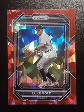 2023 Panini Prizm Baseball Red Ice Prizm #80 Luke Gold | Detroit Tigers