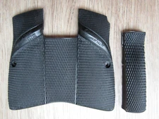 Browning Hi Power Grips Vtg Pachmayr Checkered Rubber FN BHP SA35 High NOS