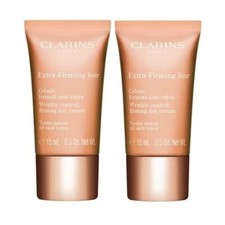 2X Clarins Extra-Firming Wrinkle Control, Firming Day Cream 0.5 oz 15 ml 8467