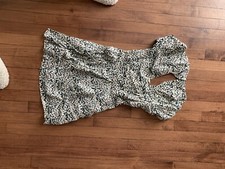 Urban Outfitters Floral Open Back A Line Dress, Size S