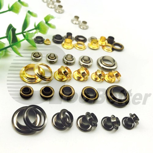 Double Sided Eyelet Washer Leather Craft Repair Grommet 4mm 5mm 6mm 8mm 10mm - Picture 2 of 33