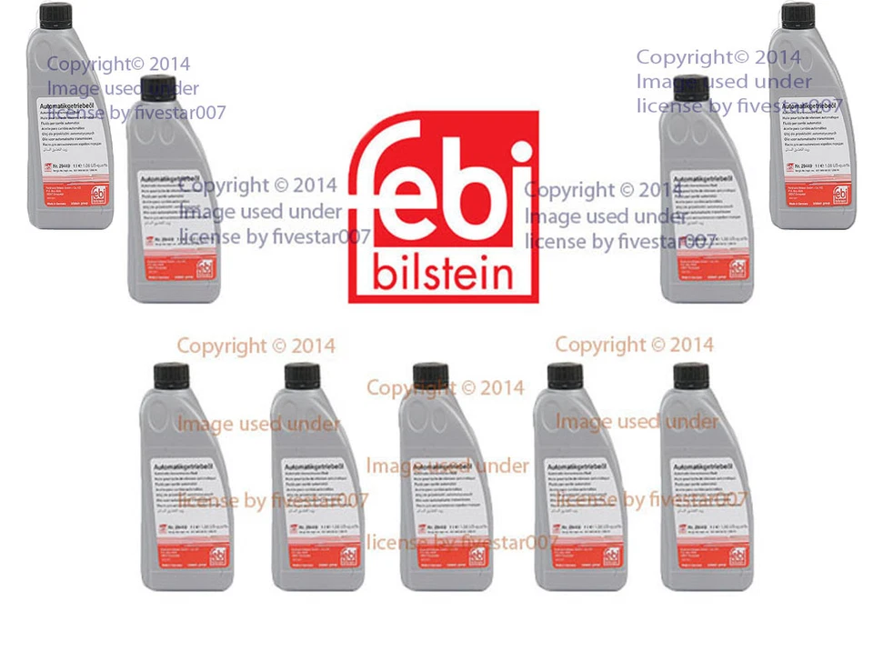 (9 литров) масло для АКПП FEBI ATF для Mercedes С КРАСНОЙ ЖИДКОСТЬЮ 236,14 - Изображение 4 из 4