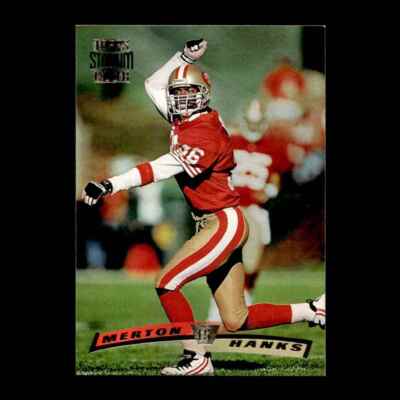 Merton Hanks 1996 Stadium Club San Francisco 49ers #245 R329B 33