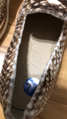 Free People Suede Slip On Shoes Animal Print - Picture 2 of 7