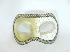 GOLD VENETIAN MASQUERADE MASK CARNIVAL MARDI GRAS PARTY MASKS