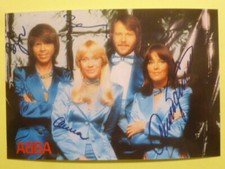 ABBA (70ger Jahre), Repro Autogrammfoto (DRUCKsigniert) IV