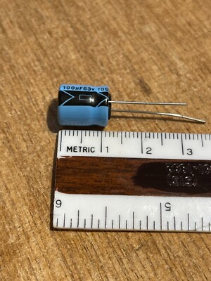 100uF 63V (10x) XYCON Electrolytic Capacitors 63V 100uF 10x13mm (b) Volume
