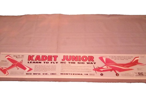 Sig Kadet Seniorita Trainer Airplane RC Print Ad Wall Art Decor | eBay