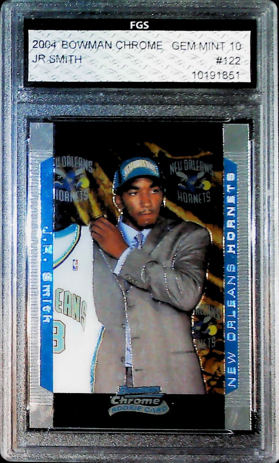 2004 Bowman Draft Chrome #122 JR Smith FGS 10 Rookie