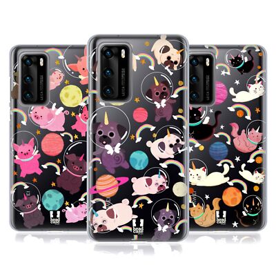 HEAD CASE DESIGNS SPACE UNICORNS SOFT GEL CASE FOR HUAWEI PHONES 4