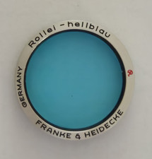Rolleiflex Light Blue Filter with Case  Original Box