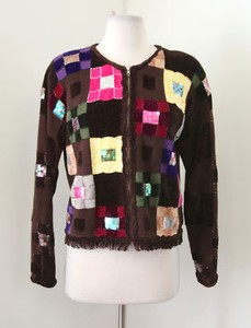 sequin fringe cardigan