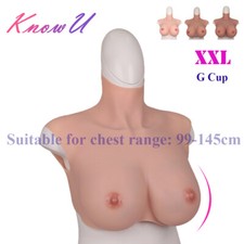 Silicone Breast Form G Cup For Crossdresser Transgender Fake boobs XXL Plus Size