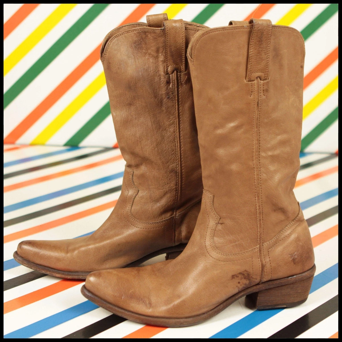 Womens soft sales leather cowboy boots