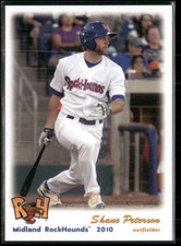 Shane Peterson 2010 Midland Rockhounds Team Set 