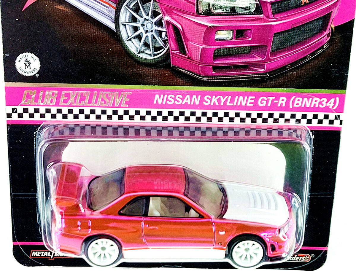 Hot Wheels RLC Exclusive Nissan Skyline GT-R BNR34 🟪 Pink