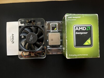 AMD Sempron Processor 145 2.8 GHz w/ Heat Sink Fan SDX145HBGMBOX (Open Box)
