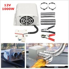 12V 1000W Dual Vent Car Seat Dash Heater Heated Air Window Defroster Demisting