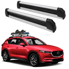 Ski Snowboard Roof Rack Carrier Cross Bar Aluminum For Mazda CX-3 CX5 CX7 CX-9