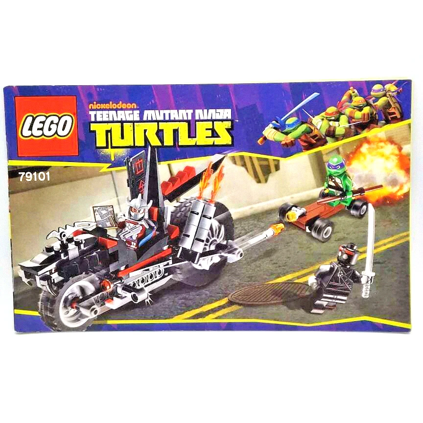 Lego TMNT 79101 INSTRUCTION MANUAL ONLY Shredder s Dragon Bike Book
