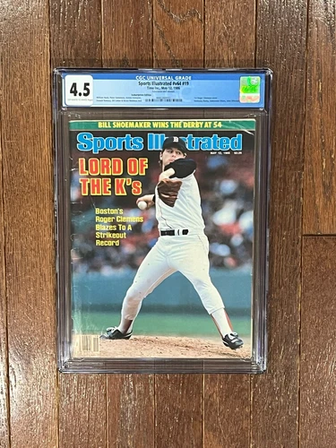 Sports Illustrated May 12, 1986 Roger Clemens CGC 4.5 Lord Of The K’s 1st Cover!