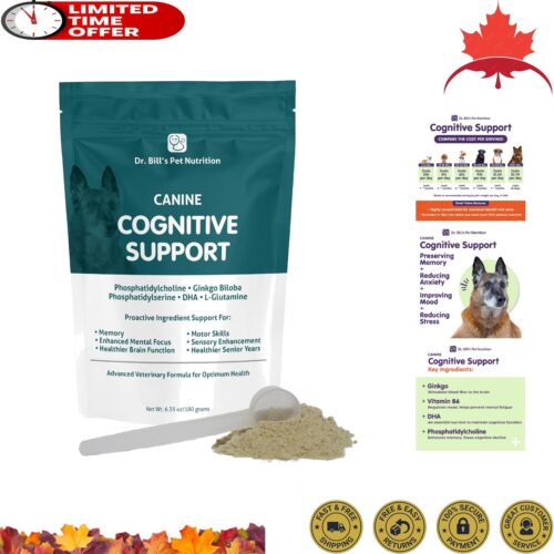 Proactive Canine Cognitive Support - Memory, Mood, and Stress Supplement - Picture 1 of 11