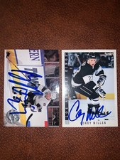 Los Angeles Kings Signed Cards Excellent Condition Corey Millen Brian Benning