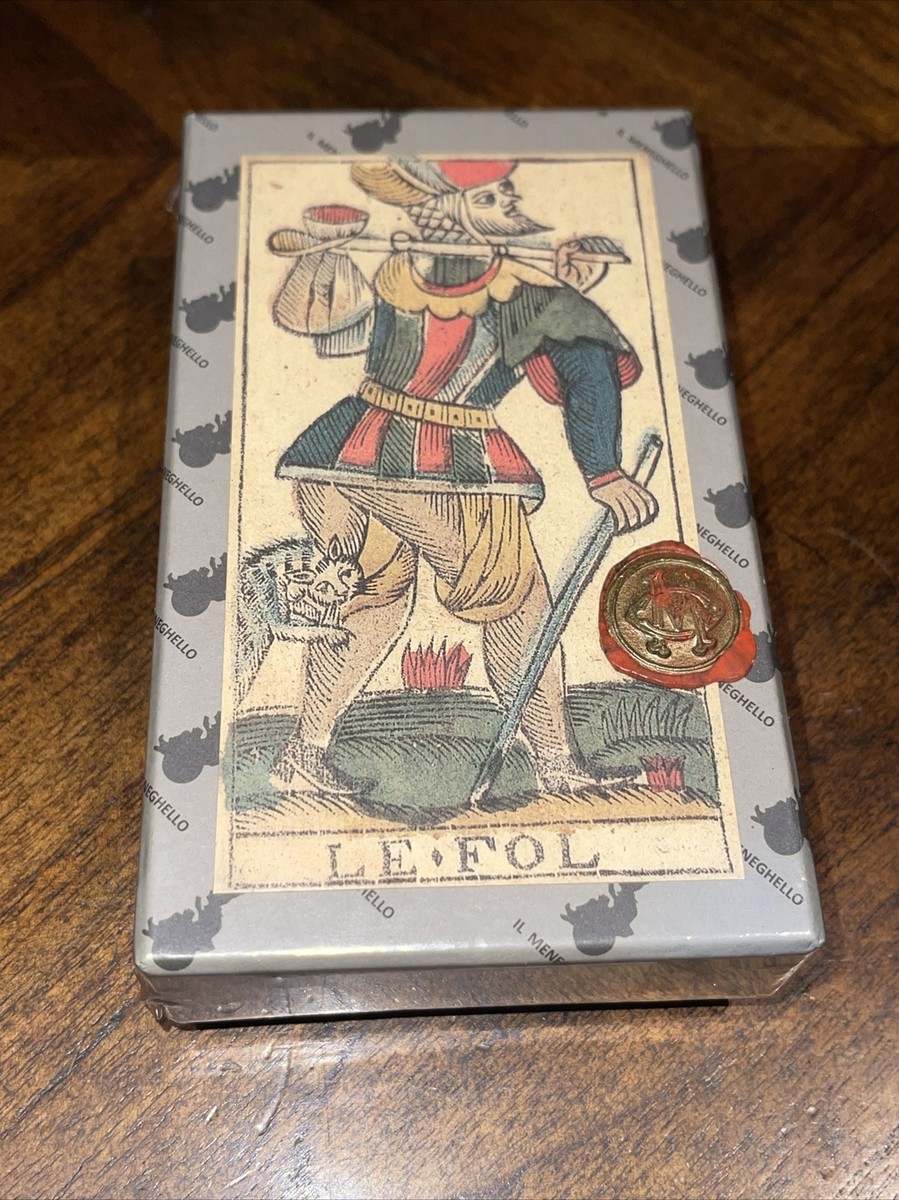 tarocchi di besancon ed. il meneghello le fol Milano Italy Tarot
