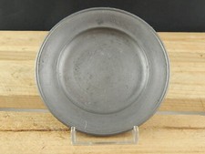Antique Soucoupe Vide Poches Pose Cendre En Étain