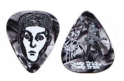 Günstig Trick Rick Nielsen Signatur Grau Perle Gitarre Pick - 2015 Tour