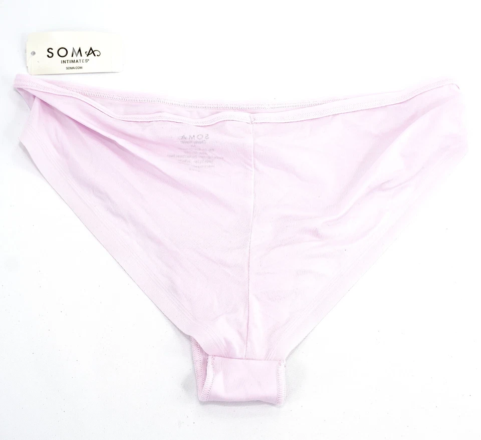 Soma Intimates Vanishing Edge Micro Cheeky Hipster ~ Rosa Fiesta ~ Talla: M (NUEVO CON ETIQUETAS) Foto 2 de 4