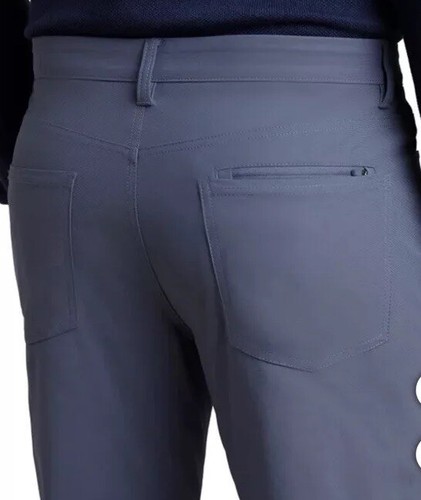 Kirkland Signature Men’s Commuter Pant Moisture Wicking UPF 50 Blue 32X34 New - Picture 4 of 5