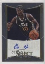 2012-13 Panini Select 2/299 Alec Burks #172 Auto 0ex8