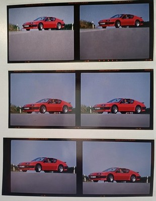 Dia0414/ 23 x Negativ Renault Alpine A 310  ca.1990