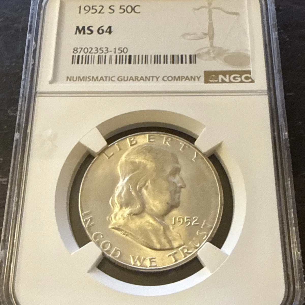1949年 フランス 5フラン NGC MS 64 古銭 1949年 フランス 5フラン NGC MS