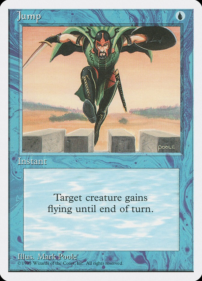 Jump Common Fourth Edition Magic: The Gathering Near Mint