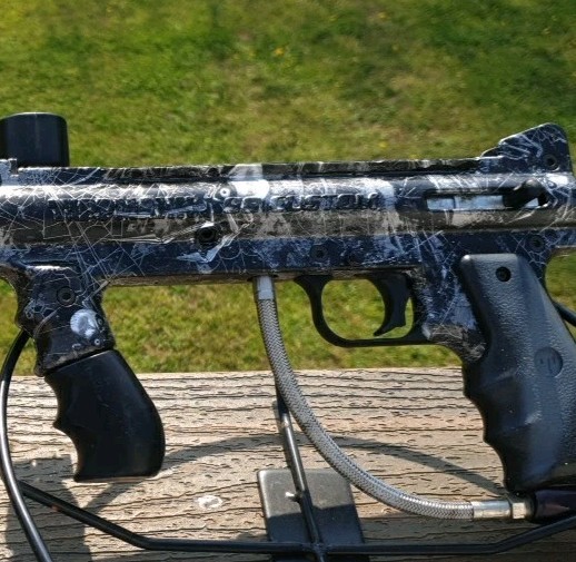Tippmann 98 Custom 2001  Vintage Dipped In Zombie Spyders